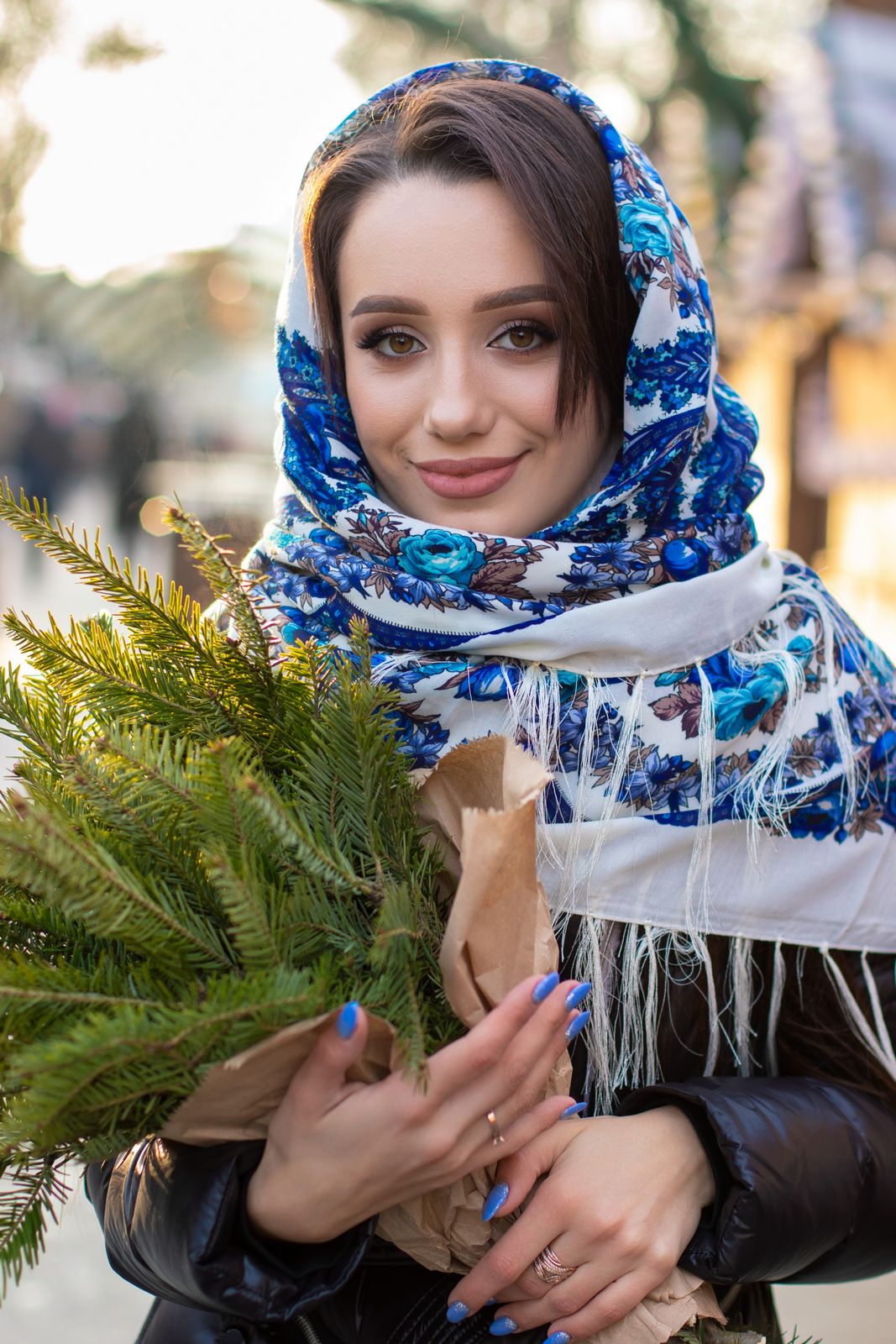 Біла хустина "Боніка"